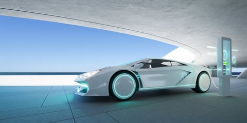 Electric sports car hypercar